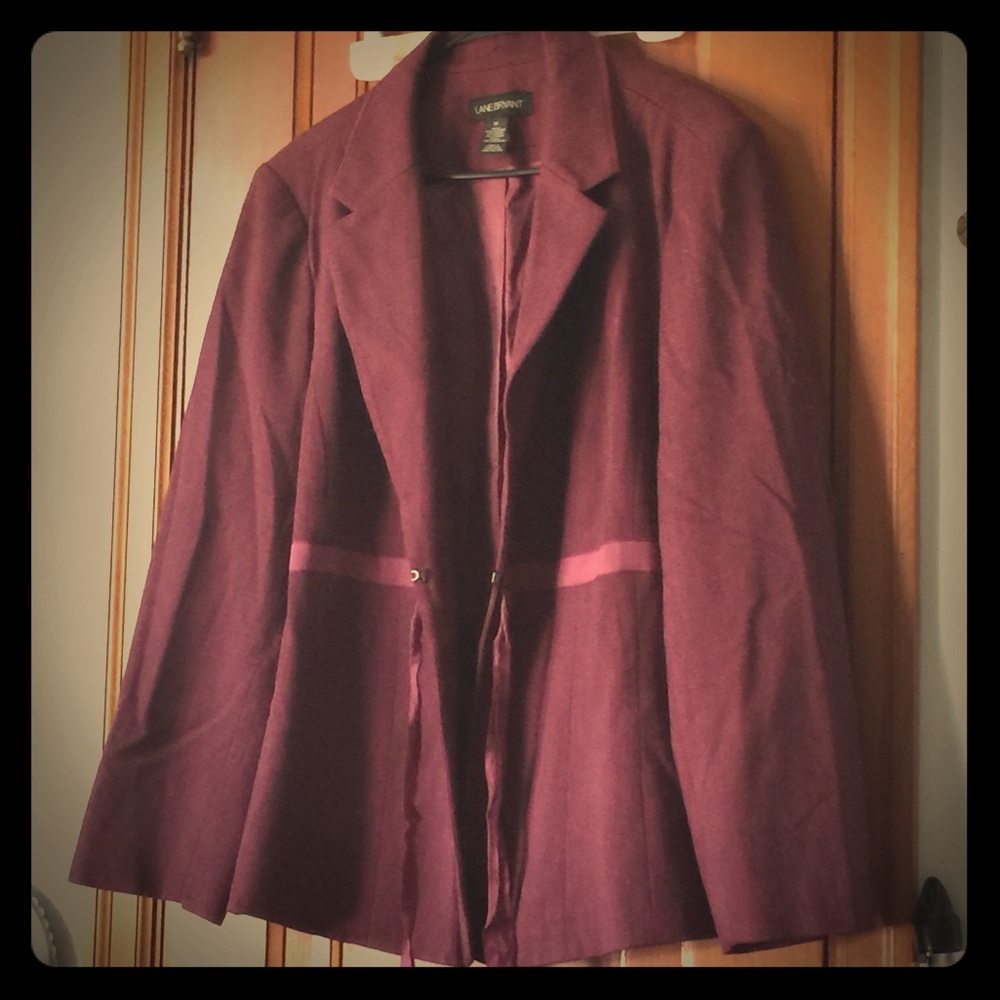 Lane Bryant size 20 ribbon tie blazer